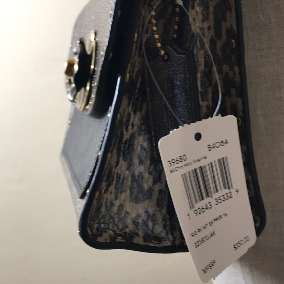 Coach Parker metallic snake detail rivets tea rose - Picture 4 of 8